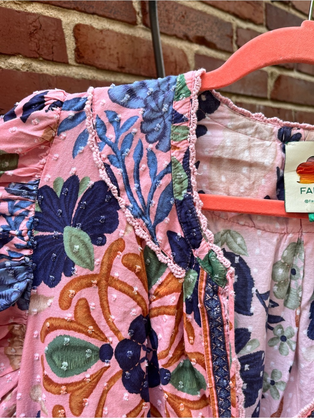 FARM Rio Seashell Cotton Mini Dress - Picture 15 of 16